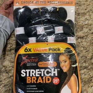6Pack Spetra 25” Stretch Braid-1B